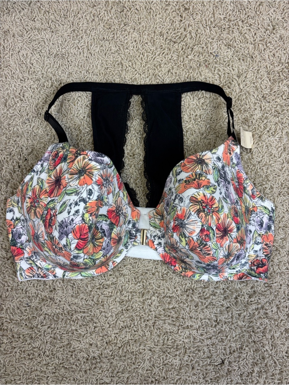 NWT Cacique cotton t shirt bra sz 44DD